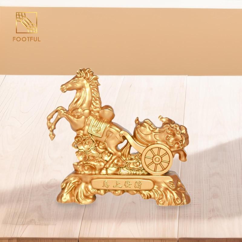 Phong Thủy Tượng Thành Công Sự Nghiệp Động Vật Điêu Khắc Ngựa May Mắn Tượng Cho Kệ Sách Giáng Sinh Khách Sạn Bàn Ăn Tân Gia