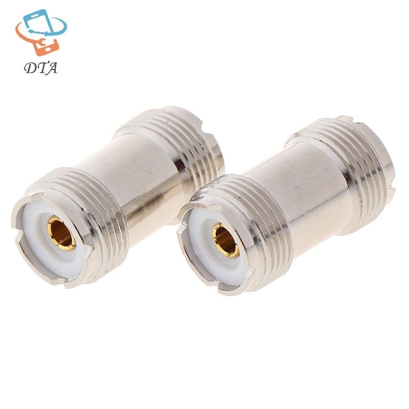 [DTA] Đầu nối bộ chuyển đổi cáp đồng trục RF nữ sang nữ SO-239 UHF cho PL-259 VN