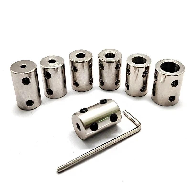 1PC 3 / 4 / 5 / 6 / 6.35 / 7 / 8 / 10 / 12m 45 # Thép Cứng Trục Khớp Nối Khớp Nối Động Cơ Truyền Động Tay Áo DIY Động Cơ Động Cơ Phần