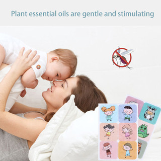 36 Miếng Dán Muỗi Miếng Dán Chống Độc Hại Hoạt Hình Mặt Dầu Muỗi Dán Cho Du Lịch Ngoài Trời Trong Nhà