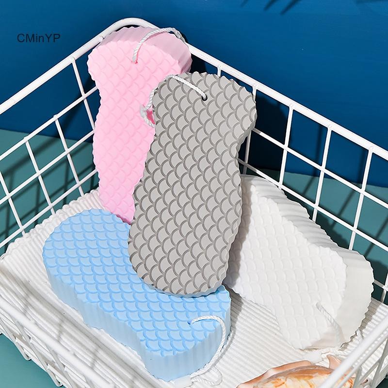 Cminyp Home Sponge Body Scrubber Tắm Tẩy Tế Bào Chết Chà Tắm Bàn Chải Làm Sạch Da Toàn Thân Vinh Quang