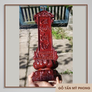 Chạm khắc theo yêu cầu Bài vị thờ - Linh vị thờ - Hương vị gỗ Cửu Huyền Thất Tổ, thờ gia tiên