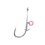 ESSENCEH 10 Chiếc Móc Cá Thép carbon Cao, Wacky Weedless Giun Pickerel Sống Tôm Mồi Móc Mùa Xuân, 2024 Mềm Giun Khoảng Cách Rộng Mỏ Hawksbill Móc Đơn Câu Cá Biển