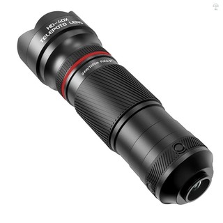 Hilivn) Ống kính Zoom 40X có chân máy Điện thoại Ống kính tele Điện thoại Kính viễn vọng Điện thoại Ống kính máy ảnh để đi bộ đường dài Cắm trại Quan sát động vật hoang dã Mặt trăng Trò chơi thể thao Buổi hòa nhạc