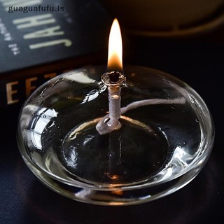 Guaguafufu Handmade Oblate Thủy Tinh Trong Suốt Chân Nến Dầu Đèn Có Ác Bàn Ăn Nến Mộc Mạc Giáng Sinh Trang Trí Nhà Cửa ls