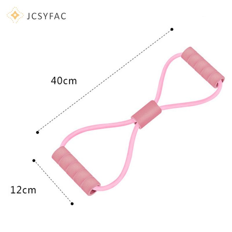 JCSYFAC Độ bền kéo 8 hình, Làm đẹp lưng, Yoga, Mở rộng ngực, Dây căng, Sức khỏe lưng nữ, Dây 8 hình mới