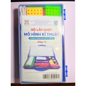 Bộ lắp ghép, lắp ráp mô hình kỹ thuật Công Nghệ lớp 4,5 dùng chung ( HỘP 1) mới 2023.