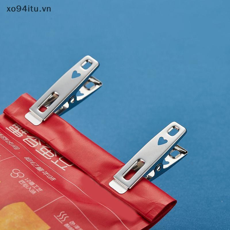 Xoitu 10 Chiếc Quần Áo Chốt Dây Giặt Inox Treo Chân Kẹp Kim Loại Chống Gió VN