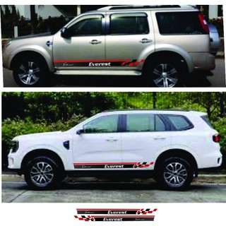 Tem xe decal dán xe ô tô 7 chỗ ford everest, tem dán sườn se SUV, tem xe thể thao mẫu mới, tem dán xe 7 chỗ.