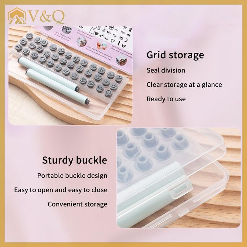 Littleloves1 36 / 48 Chiếc Móng Tay Nghệ Thuật Tem Bộ Bút DIY Thiết Kế Móng Tay Thủ Công Graffiti Hoa Nail Stamper Móng Tay Nghệ Thuật Chấm Dụng Cụ Thiết Kế Đơn Giản EN