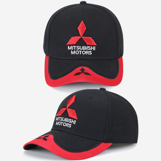 Logo Ô Tô Thêu Mũ Bóng Chày Cotton Điều Chỉnh Size Cho Người Lớn - Mũ Thể Thao Mitsubishi Motors
