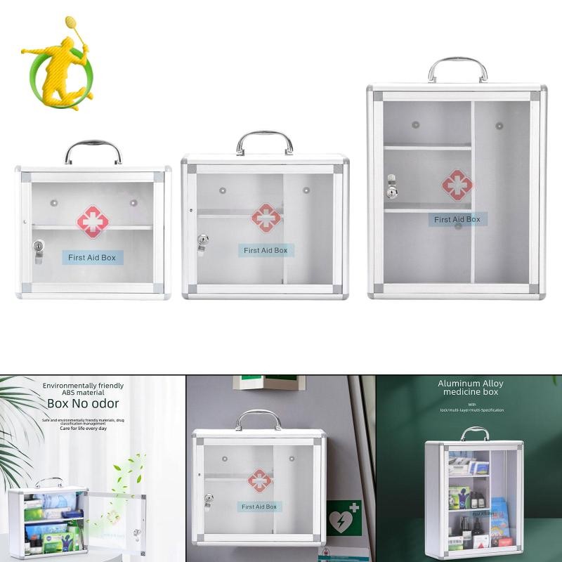 Tủ treo tường sơ cứu có hộp sơ cứu chìa khóa cho nơi làm việc tại nhà