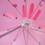 SAIA Kids Umbrella, Phim hoạt hình nhiều màu búp bê trẻ em Rain Gear, Họa tiết sáng tạo Mô hình tai dài tay Mô hình ô Mini Ngày mưa