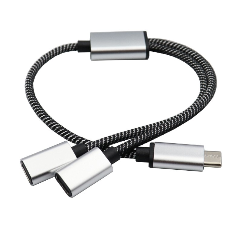 Bộ chia USB C Nam sang Đôi USB C Nữ để truyền dữ liệu