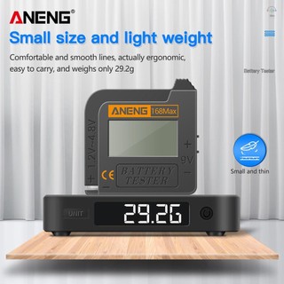 Máy kiểm tra pin ANENG 168MAX Máy kiểm tra màn hình kỹ thuật số Máy kiểm tra điện áp pin Công cụ kiểm tra dung lượng pin Máy kiểm tra đa năng để kiểm tra pin nút AA AAA