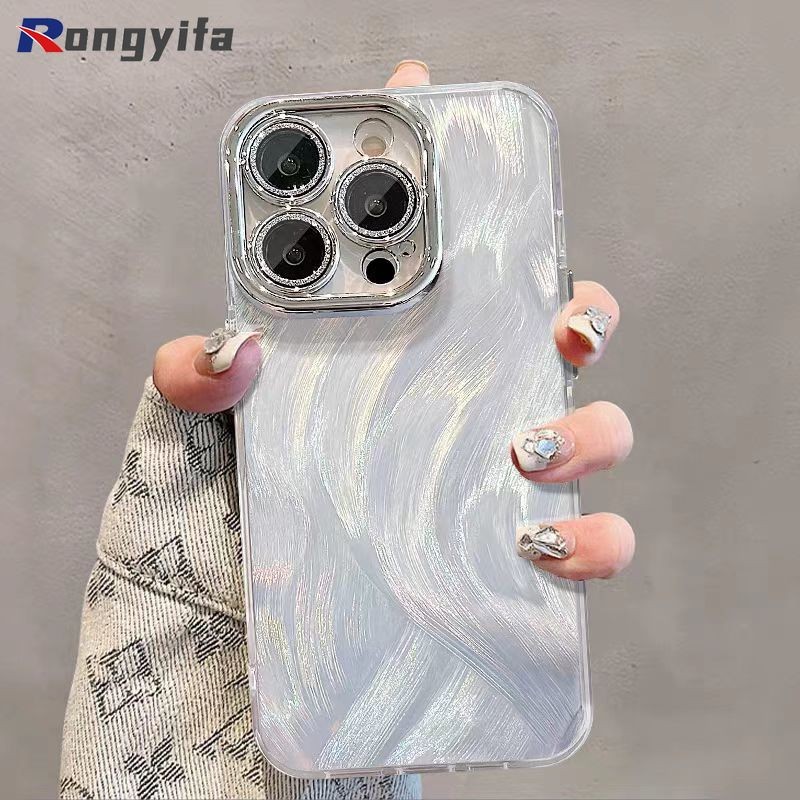 Vỏ Sợi Lông Vũ Sáng Cho Redmi Note 14 13 Pro Plus 12 Turbo 11S 11T 10T 10 9T K80 K70 K70E K60 Pro Ultra 5G 4G Vỏ Điện Thoại Sang Trọng Bảo Vệ Ống Kính Vỏ Chống Rơi