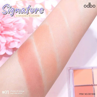 [ODBO] Bảng Phấn Mắt 4 Ô ODBO Signature 4 Shades Bluscher Cosmetic