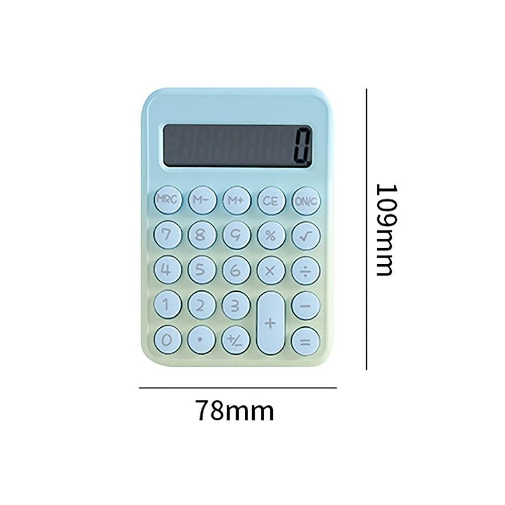 Máy tính bàn phím HIGHVIEWLS, Nút silicon Máy tính điện tử màu kẹo, Phim hoạt hình Máy tính toán Mini 8 chữ số Đồ dùng học tập