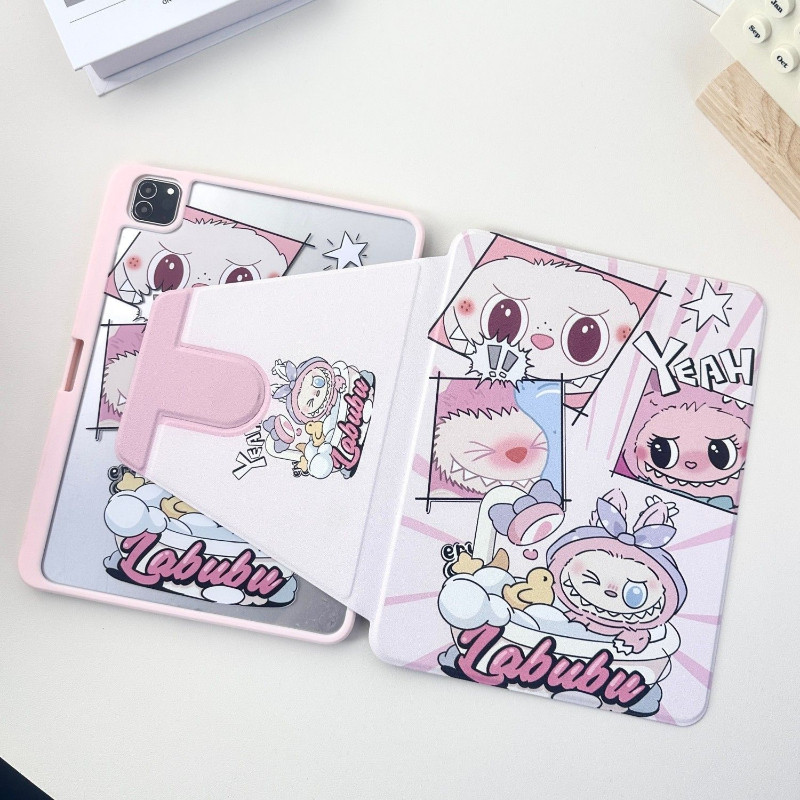 Ốp Bảo Vệ Cho Samsung Galaxy S10ULTRA Tab A7 lite 8.7inch S9 FE + A9 + S10 FE + S7 + / S8 + / S7FE Tab S6 lite 2024 Vỏ Acrylic Xoay 360 Độ Có Khe Cắm Bút
