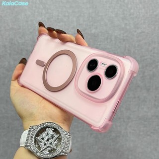 Dành Cho Xiaomi 17 Pro Max 15T 14T Poco F8 Ultra Pro M7 Xiaomi15T 4G 5G Vỏ Điện Thoại Thu Hút Từ Tính Mờ Dopamine Màu Kẹo Chống Rơi Chống Sốc Vỏ Trong Suốt