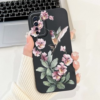 Ốp Chống Sốc Cho Oppo A91 F15 Cover CPH2001 CPH2021 Hoa Hồng Thời Trang Nơ Điện Thoại Cho OPPO Reno 3 CPH2043 Ốp Lưng