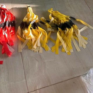 Dây kháng lực. Đàn hồi. Dây thun 2 lớp dầy 1mm đã buộc sẵn da. Chiều dài 15cm, 18cm, 22cm, 25cm màu ngẫu nhiên