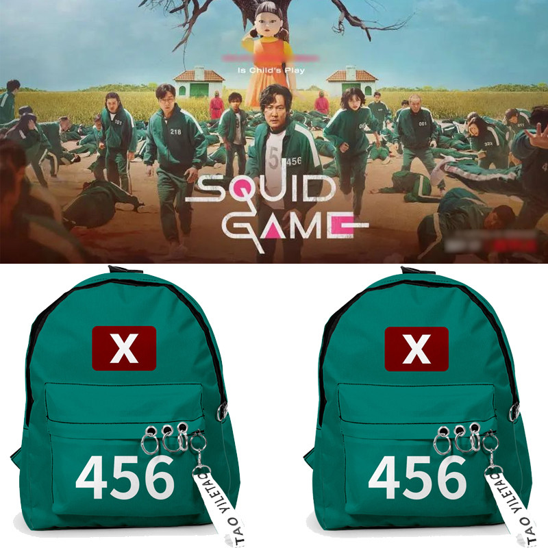Siy7 Squid Game Season 2 Ba Lô Dành Cho Học Sinh Dung Tích Lớn In Hình Nhẹ Túi Đi Học Trò Chơi Nữ