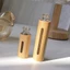 Chai lăn IFANSIN, có con lăn bằng thép không gỉ 3ml / 5ml / 10ml / 15ml Cuộn tre trên chai, Quà tặng Bộ du lịch Chai Mini cầm tay có thể đổ lại cho mẫu nước hoa tinh dầu
