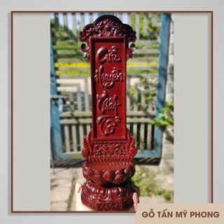 Chạm khắc theo yêu cầu Bài vị thờ - Linh vị thờ - Hương vị gỗ Cửu Huyền Thất Tổ, thờ gia tiên