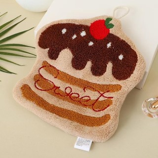Khăn Nhỏ ROLY, Bộ Đồ Ăn Vệ Sinh Khăn Tay Bánh Dễ Thương, Phòng Tắm Nhà Bếp Bền Đẹp Trẻ Em Tắm Mềm Mại Thấm Hút Treo Khăn