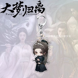 Giấc mơ rời xa Hầu Minh Hạo Trần Đô Linh Quà Tặng Mặt Dây chuyền móc khóa Acrylic Fangs of Fortune Hou M