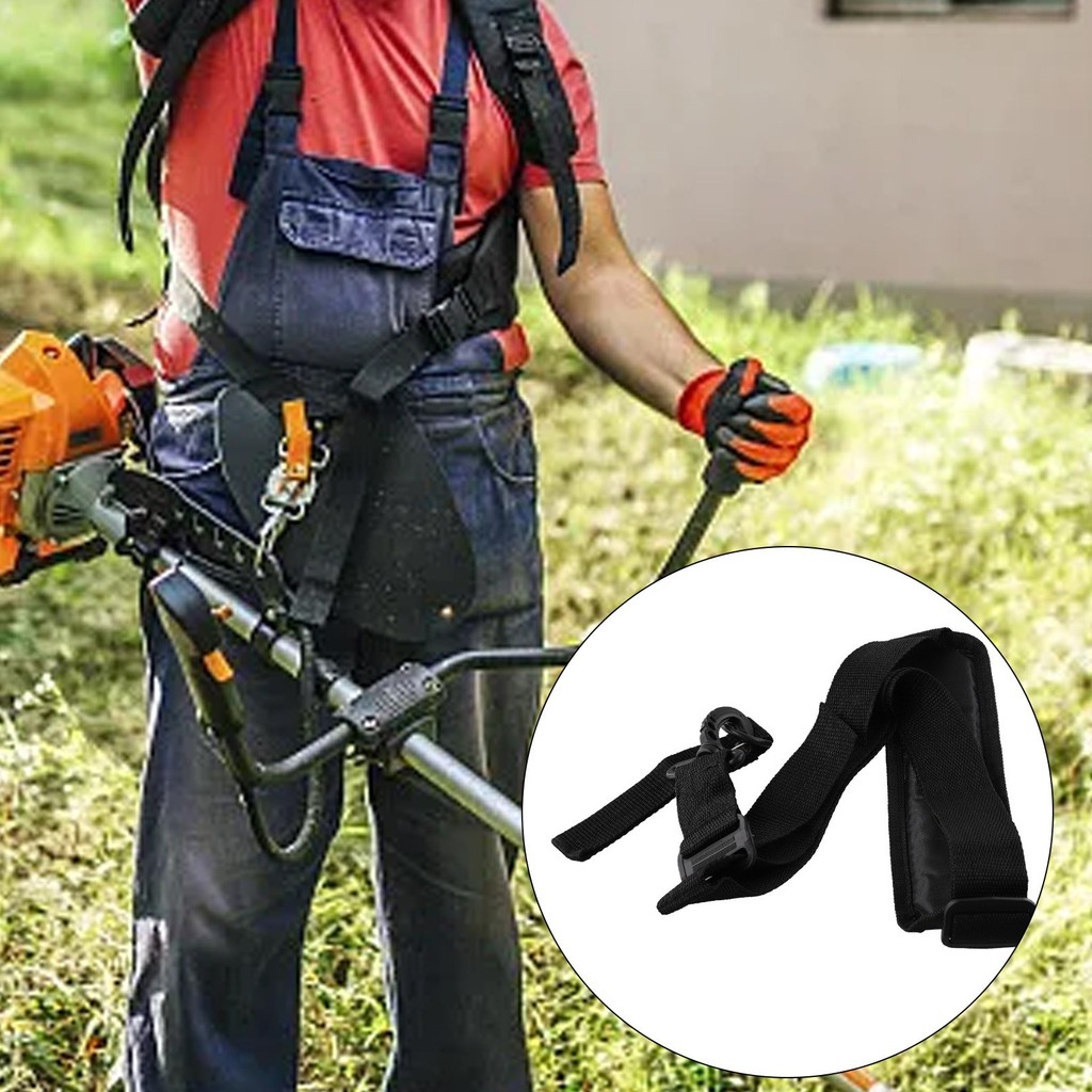 Dây Đeo Máy Cắt Cỏ Màu Đen Có Thể Điều Chỉnh Bền Bỉ