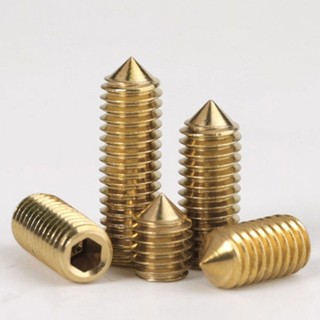 (((LXY) Vít trí lục giác đầu nhọn Đồng-Ốc cấy lục giác âm đầu nhọn các loại/Bộ vít cấy / trí lục giác/vít cấy/vít trí M3 / M4 / M5 / M6 * L3-20MM (RM-VN-1)