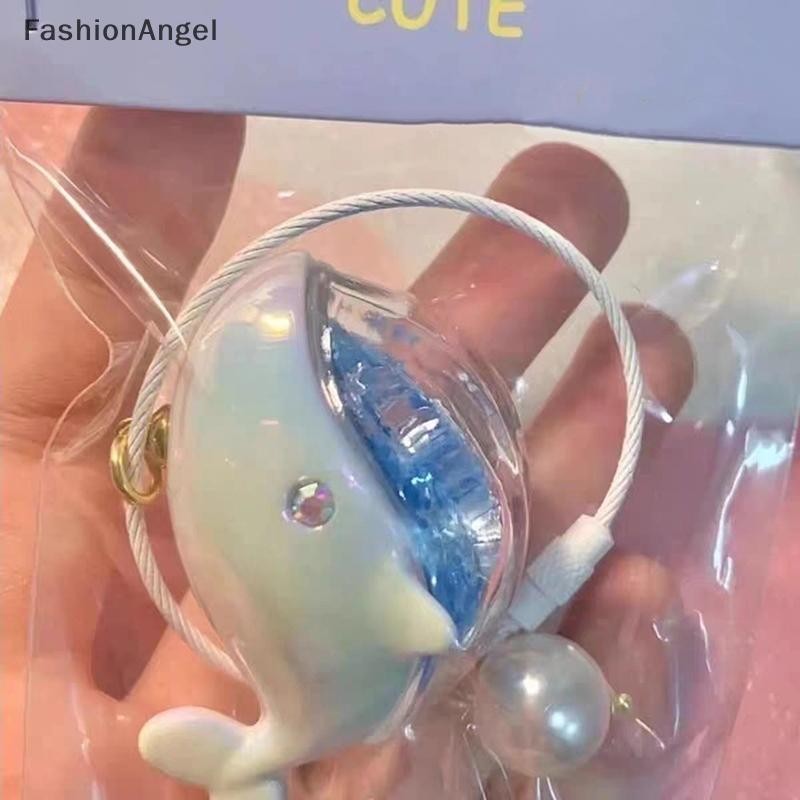 Fashionangel 1 Trẻ Em Bé Gái Quà Tặng Sinh Nhật Thời Trang Mới Hoạt Hình Nhiều Màu Sắc Laser Cá Voi Móc Khóa Dành Cho Nữ Túi Mặt Dây Chuyền PVC Động Vật Biển Vòng Chìa Khóa Ô Tô VN