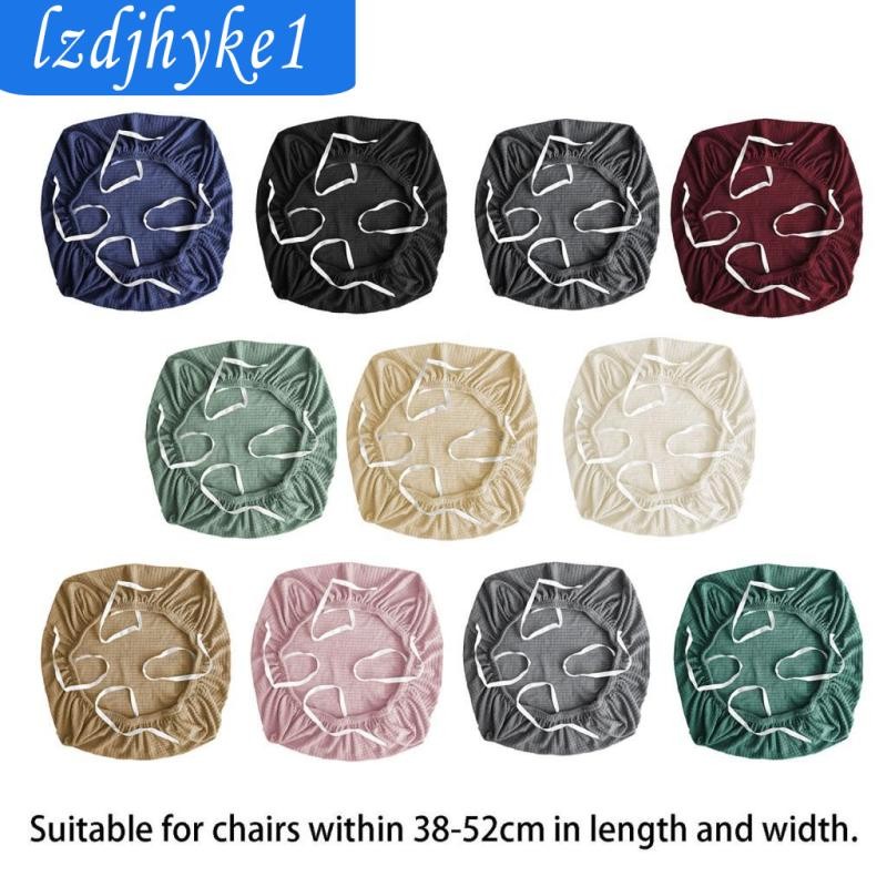 Jacquard Ghế Văn Phòng Có Chống Nước Đa Năng Co Giãn Co Giãn Bàn Xoay Ghế Máy Tính Slipcover