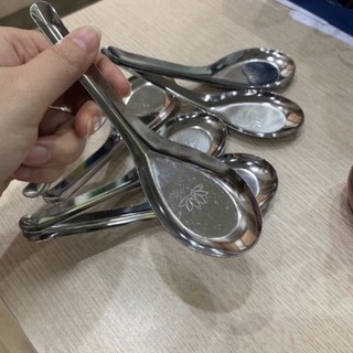 [COMBO 10C] Thìa phở, thìa súp ăn cơm inox 304 xịn bền