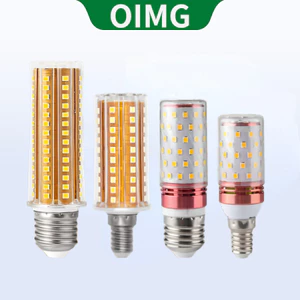 Bóng đèn ngô LED OIGM, E27, E14, Độ sáng cao, Sử dụng tại nhà, Tiết kiệm năng lượng 12W, 16W, 20W, 24W, Ánh sáng trắng, Ánh sáng ấm áp, Ánh sáng trung tính, Ánh sáng ba màu, 220V