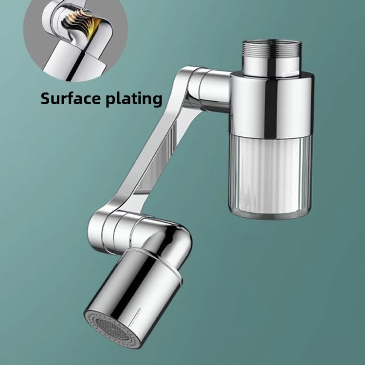 Bộ mở rộng vòi inox 1080 °Vòi phun nước xoay Vòi phun Máy trộn phòng tắm đa năng Máy sục khí 2 chế độ phun