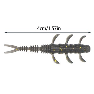 Bộ 10 Chiếc Mồi Soft Swimbait Mini Wobbler 4cm 0.35g Dành Cho Câu Cá