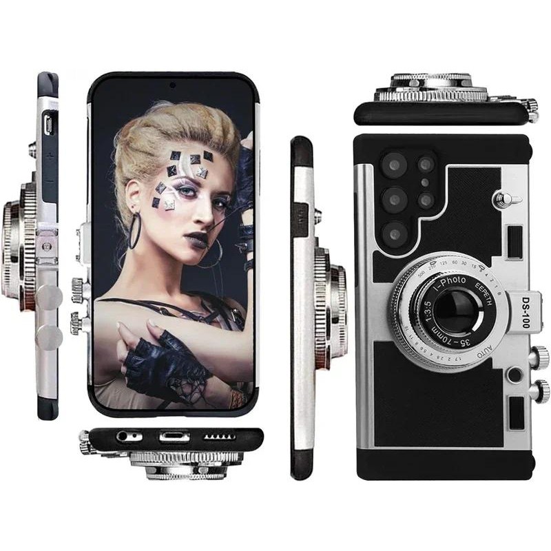 Emily in Paris Thiết Kế Camera Dành Cho Samsung Galaxy S26 S21 S22 Plus S23 S24 S25 Ultra S25Ultra S 25 S25 + Vỏ Điện Thoại Có Dây Buộc
