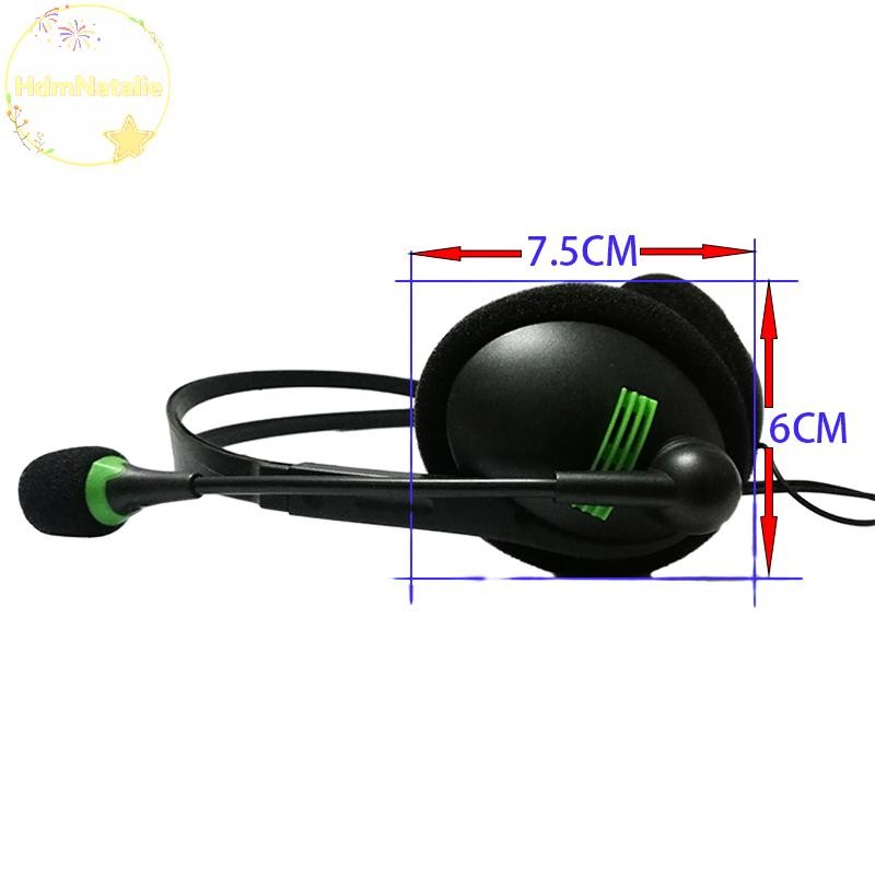 HdmNatalie Tai Nghe Có Dây 3.5 Mm Tai Nghe Đa Năng Có Micro Khử Tiếng Ồn Tai Nghe Cho Laptop Máy Tính VN