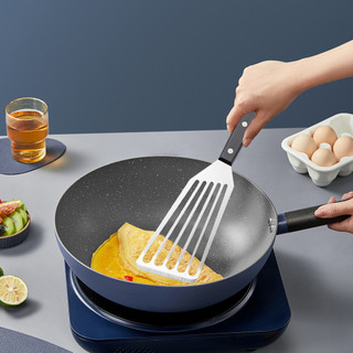 1 Chiếc Thìa Chiên Nhà Bếp Inox Chống Trơn Trượt Có Rãnh Turner & Cá Thìa Rò Rỉ Xẻng Cá Lát Phụ Kiện Nhà Bếp