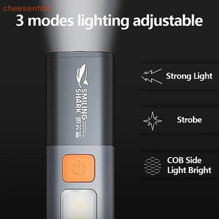 Đèn pin LED Cheehbh XP Đèn pin siêu sáng có móc cắm trại Đèn LED sạc di động Đèn lồng cắm trại VN