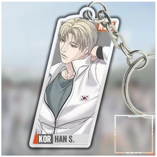 Móc Khóa Manhwa BL Lezhin BOMTOON Calendar 2024 Season's Greetings Anime in theo theo yêu cầu