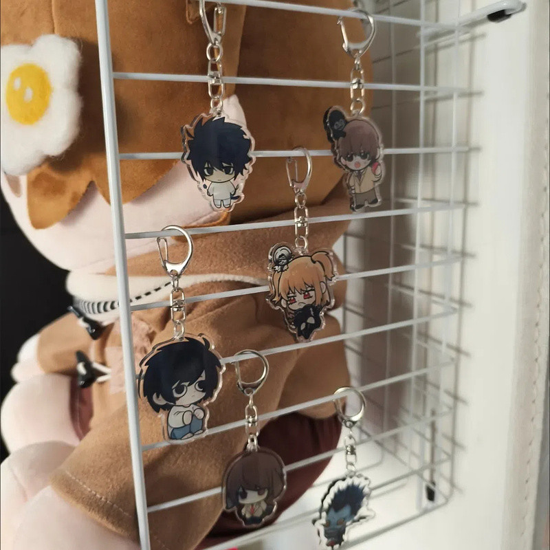 Móc khóa Acrylic Death Note Anime – L, Yagami Raito & Amane Misa – Mặt dây chuyền dễ thương và sưu tầm – Món quà hoàn hảo cho người hâm mộ