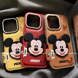 Ốp Lưng Iphone Cao Cấp Túi Khí Chống Sốc Iphone 14 Pro Max Phim Hoạt Hình Hàn Quốc Disney Mickey Bao Da Làm Dày Camera Bảo Vệ Cho IPhone 17 16 15 14 13 Pro Max