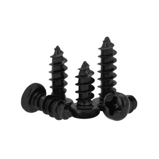 ((LXY) Vít răng thưa Vít bắn gỗ pake đầu tròn ,Vít gỗ thép Carbon đen M1 / M1.2 / M1.4 / M1.7 / M2 / M2.3 / M2.6 / M3 L: 3-25mm (RM-VN-1)