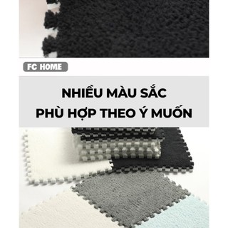 Thảm Xốp EVA BUNA Lông Nỉ Ghép Miếng Cho Bé – An Toàn, Êm Chân