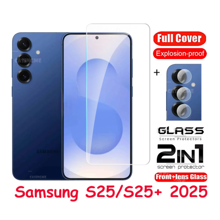 Samsung Galaxy S25 S25+ 2025 Kính cường lực full cover trước/sau/ống kính cho S25 Plus/S25 Plus/S25+ Ultra Edge