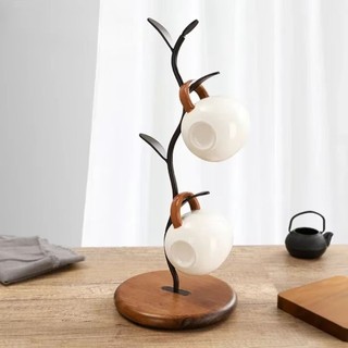Giá đỡ cốc cà phê JEREMY, Dễ dàng truy cập Móc treo cốc nước chống rỉ sét, Hình dạng cây thực tế Giá đỡ cốc đa chức năng tự do